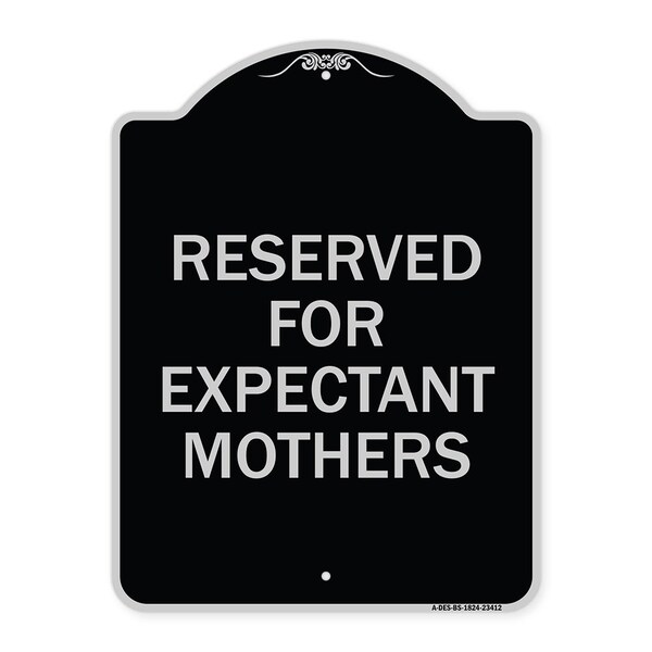 Reserved for Expectant Mothers Heavy-Gauge Aluminum Architectural Sign, 18" L, 24" H, BS-1824-23412